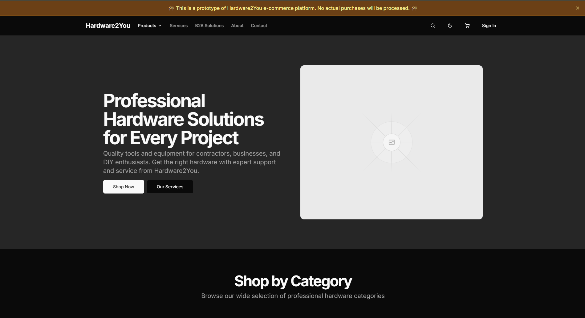 Ecommerce Prototype
